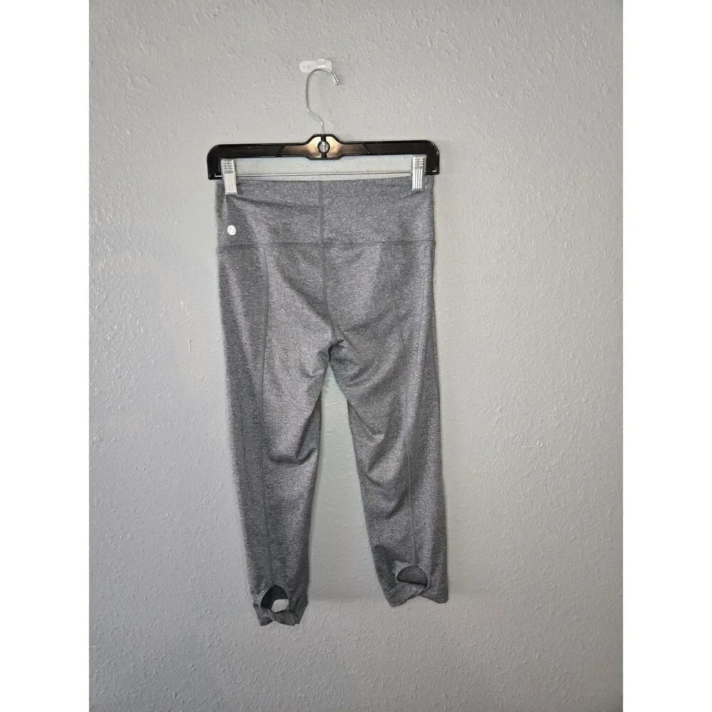 Zella Women's Gray Crop Leggings Size Small
